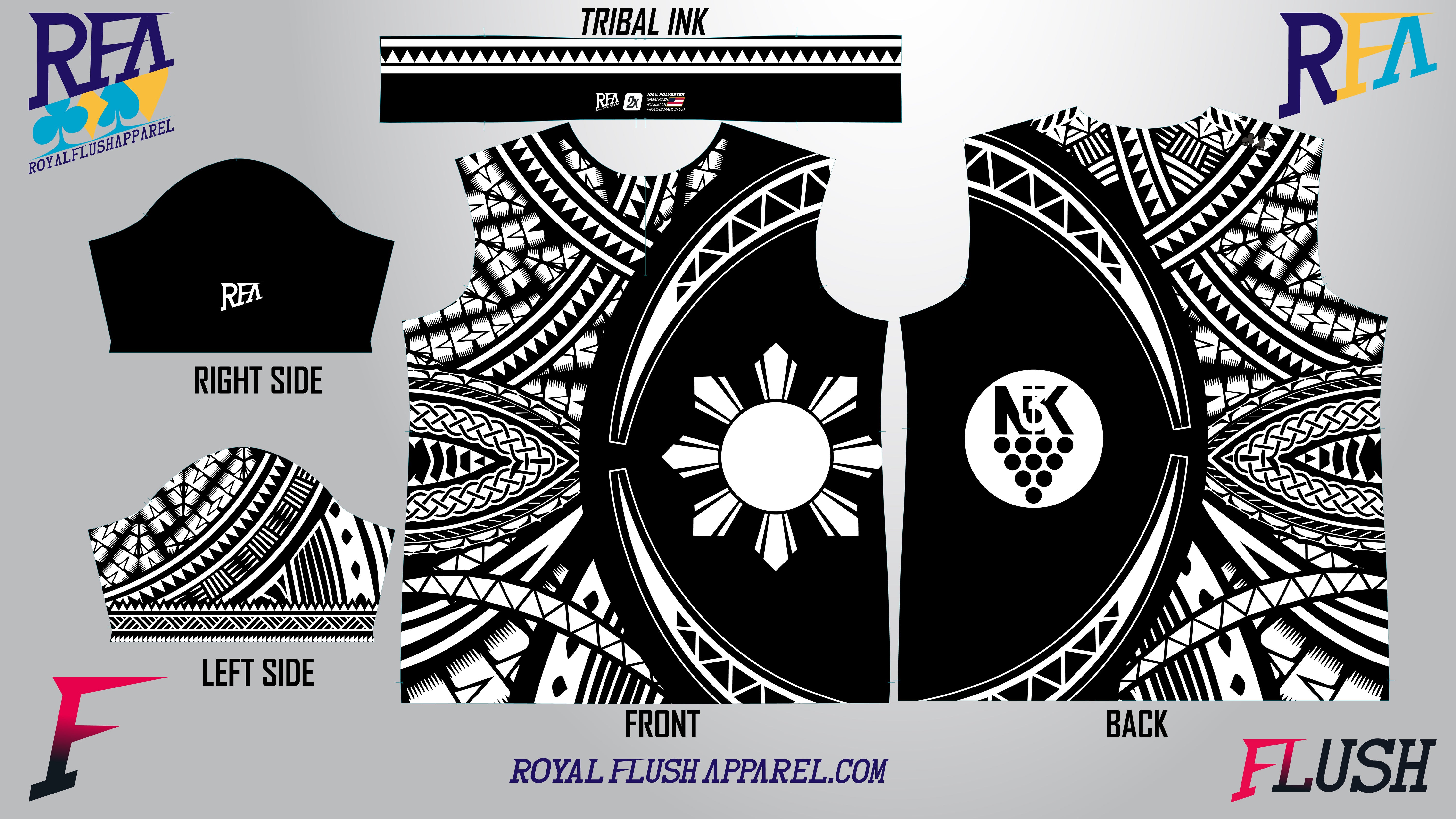 Enrique Colina's Tribal Ink Replica Jersey